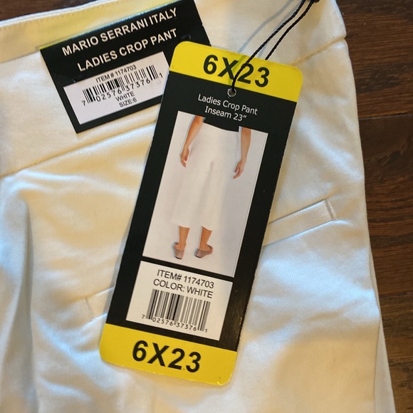 Mario Serrani Italy Ladies Crop Pants NWT - Picture 5 of 5